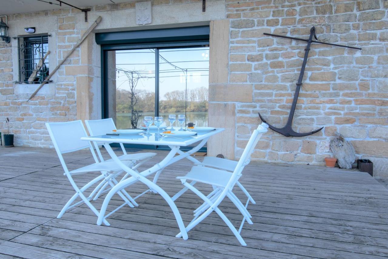 Cabana & Voie Bleue - Bord De Saone Saint-Martin-Belle-Roche Buitenkant foto