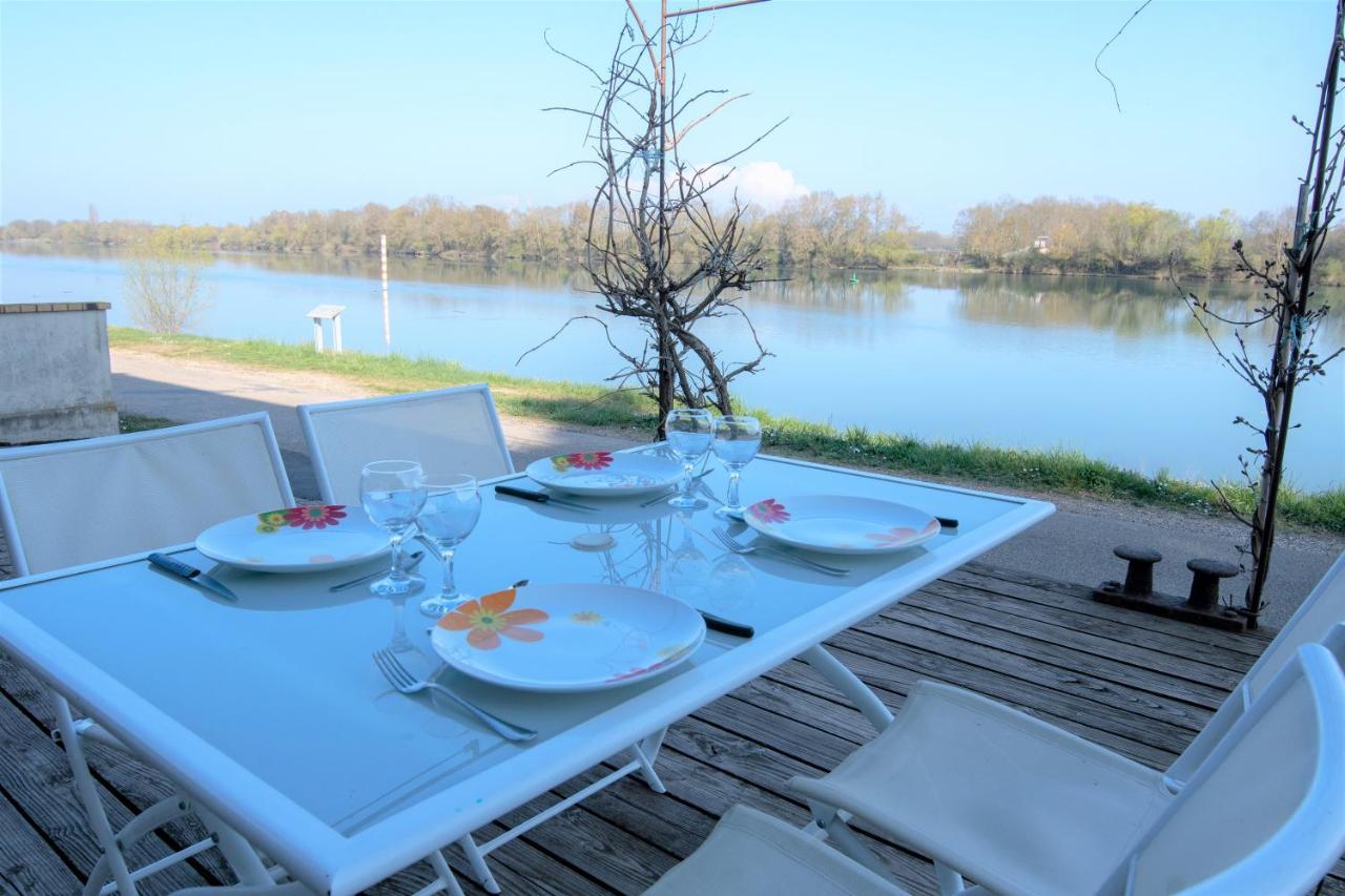 Cabana & Voie Bleue - Bord De Saone Saint-Martin-Belle-Roche Buitenkant foto