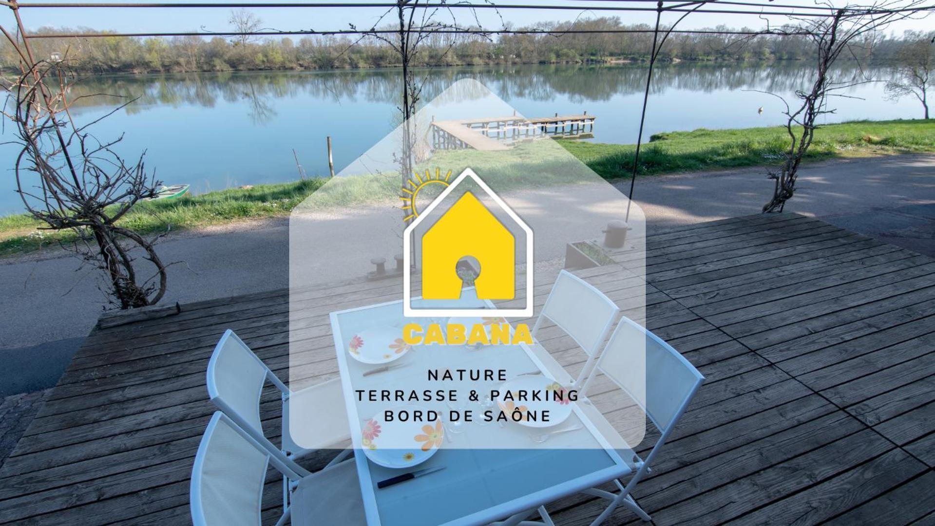 Cabana & Voie Bleue - Bord De Saone Saint-Martin-Belle-Roche Buitenkant foto